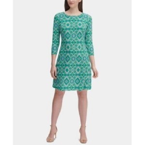 tommy hilfiger green dress