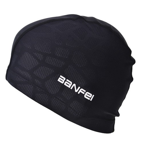 2X Waterproof Nylon Fabric Swimming Cap Long Hair Swim Pool Hat for Unisex Adult - Picture 8 of 10
