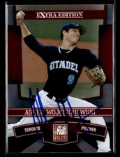 Asher Wojciechowski signed auto 2010 Donruss Elite Extra Edition #6 card