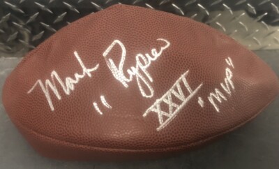 Tim Rypien Signature MARK RYPIEN SIGNED NFL FOOTBALL WITH COA! WASHINGTON REDSKINS ...