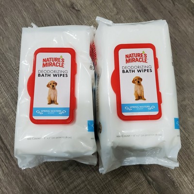 nature's miracle dog wipes