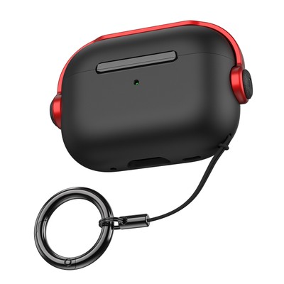 For Apple Airpods 3rd/4th Gen/Pro 3 2025 Shockproof TPU+PC Charging +Key Chain