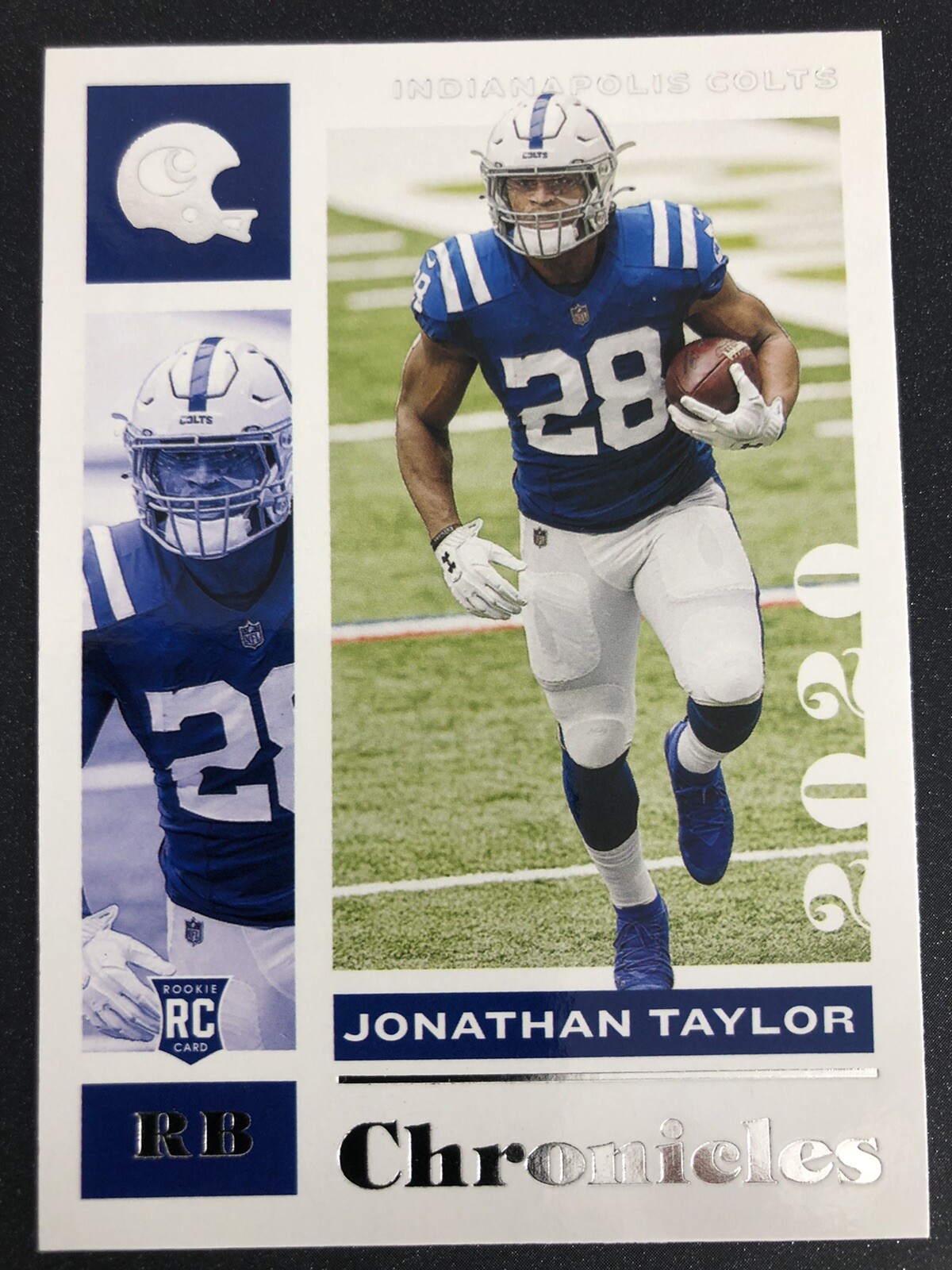 2020 Panini Chronicles #42 JONATHAN TAYLOR RC Indianapolis Colts Rookie