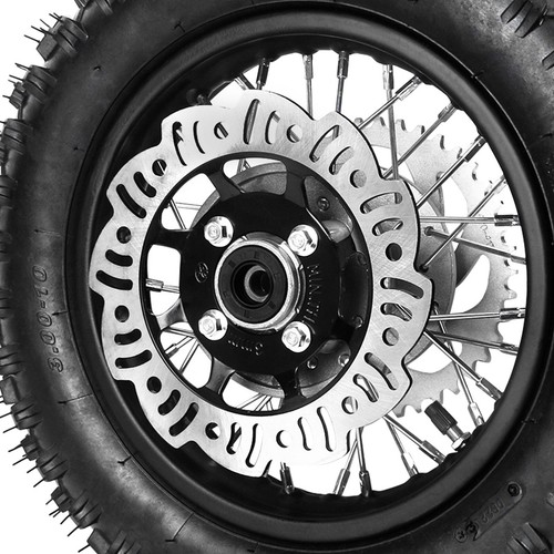 10" Rear Wheel 3.00-10 Tire Rim Dirt Bike 80/100-10 CRF50 XR50 SSR Taotao 70cc - 第 5/9 張圖片