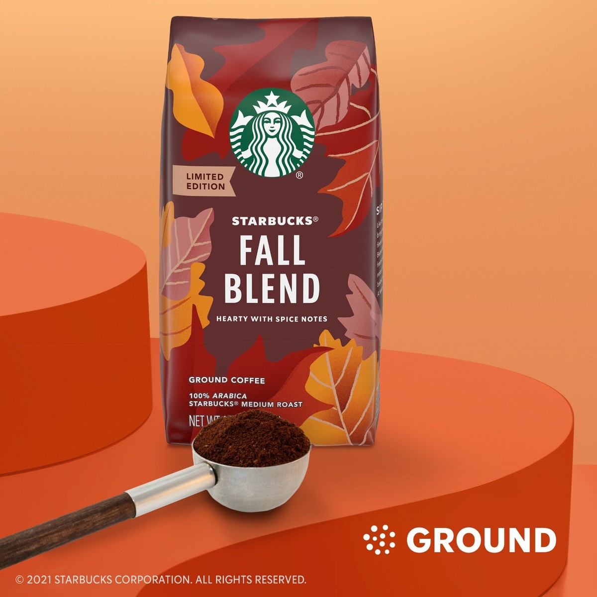 コーヒー STARBUCKS FALL BLEND Fall Blend Ground Coffee | Starbucks®️ Coffee at Home