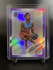 2021-22 Topps Chrome Overtime Elite Jean Montero Purple Refractor /299