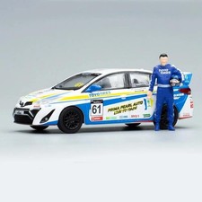 Pop Race Toyota Vios Gr Team Toyota Racing N 61 Season 4 Malaysia 2021 With Figures Tengku Djan 1:64 PR640008
