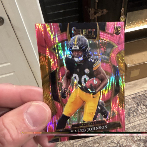 Panini 2025 Select Kaleb Johnson Steelers Concourse Prizm #52 Football Card