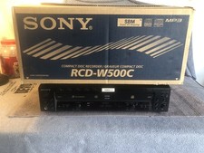 Sony RCD-W500C Lettore CD Registratore Cambiatore NECESSITA DI CINTURE Leggi bene