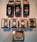 New ListingVtg Watch Lot Of 8  All NOS  TIMEX, NAT'L SEMICONDUCTOR & BRADLEY  Sold As Is