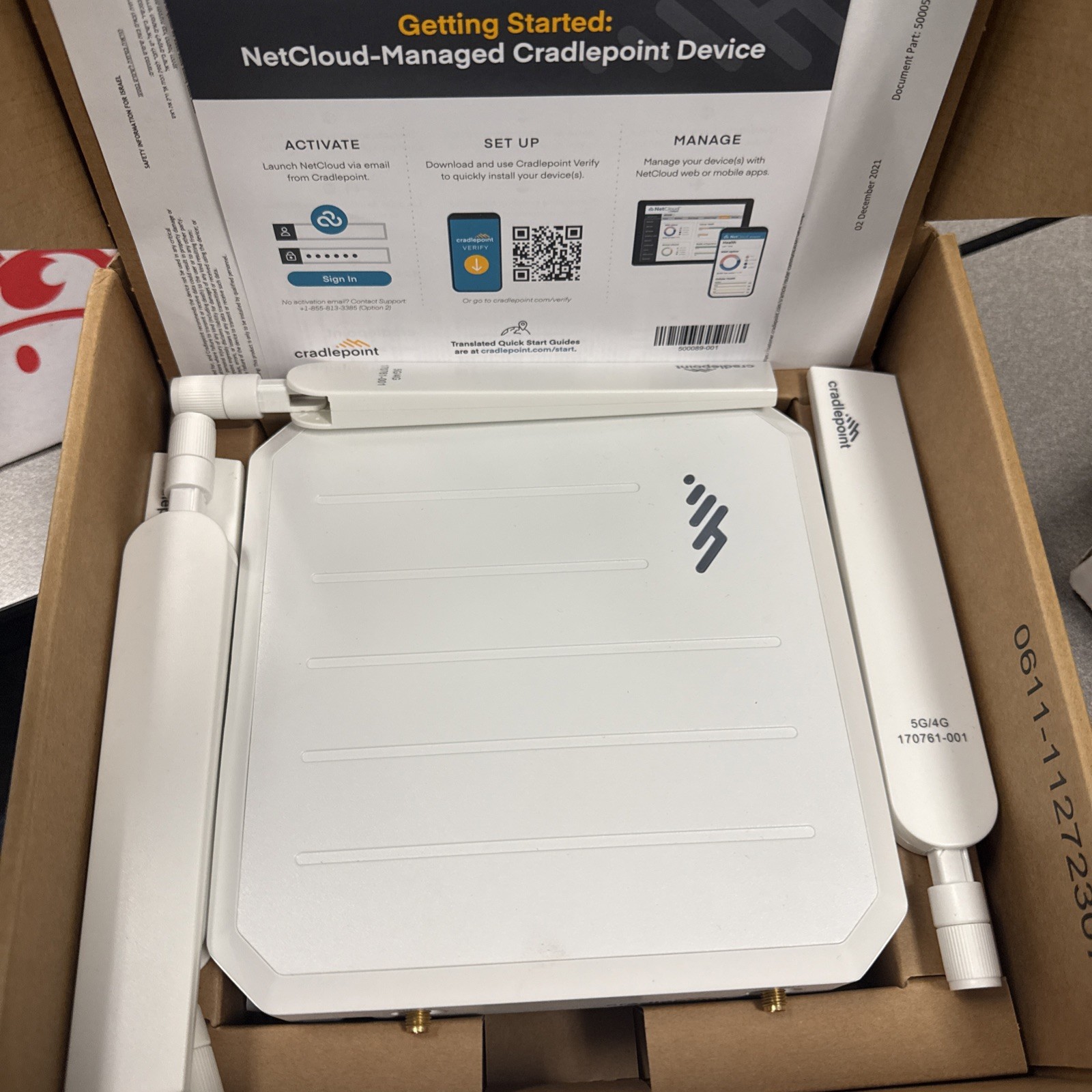 Cradlepoint W1850-5GB Series 5G Wideband Adapter