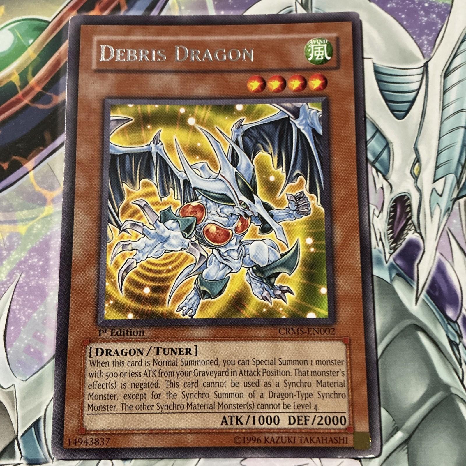 Debris Dragon CRMS-JP002 (YuGiOh Japanese Crimson Crisis) — is it worth grading?