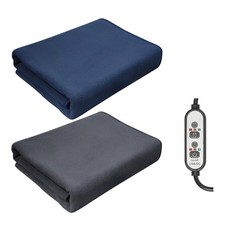 Serta Electric Blanket Fleece to Sherpa Heated Throw Blanket in Queen Twin King