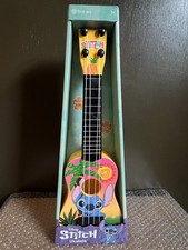 Stitch Ukulele 4-String Printed Cartoon Design Multicolor