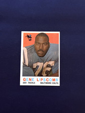 1959 Topps Football #36 Gene Lipscomb (RC) Rookie EX-EXMT