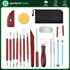 Clay Sculpting Tools Set 18 Pcs for Pottery Modeling Carving