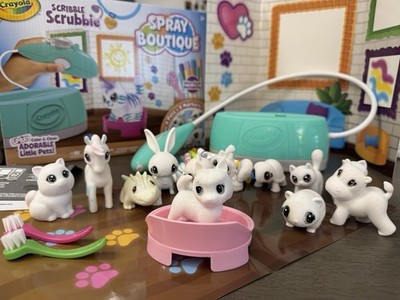 Crayola Scribble Scrubbie Pets Drawing Animals & Pets Lot Of 12 Plus Extras