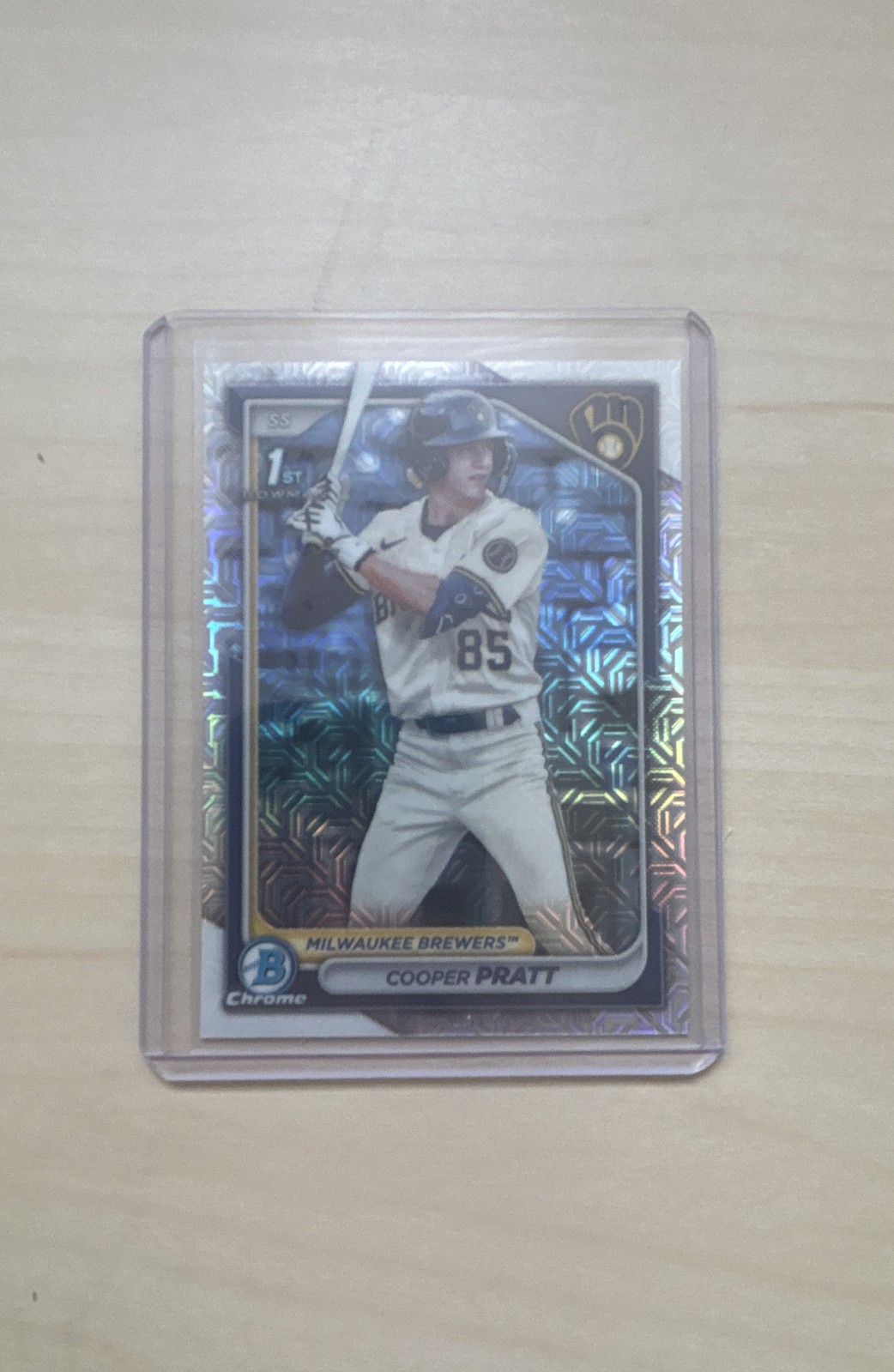 2024 Bowman - Chrome Prospects Cooper Pratt #BCP-137 Mojo Refractor (RC)