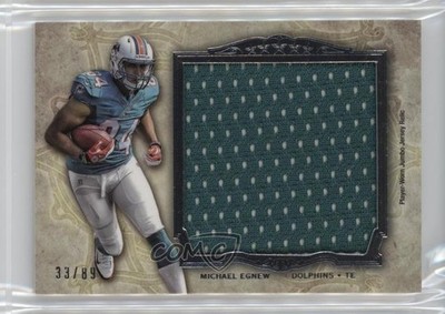 2012 Topps Five Star Jumbo Jersey Relics 33/89 Michael Egnew Rookie RC 4f5