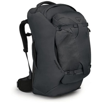 Osprey Herren Farpoint 70L Rucksack Wandern Walking Camping (Tunnelsicht grau)