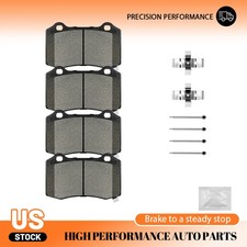 Rear Ceramic Brake Pads W/Hardware For Dodge ...