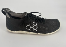 Vivobarefoot Geo Racer Knit Sneakers Nero Bianco Uomo EU 44 US 11 Eco Friendly