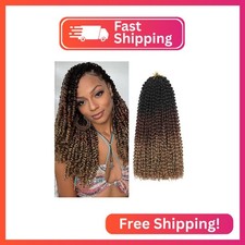 8 Packs Passion Twist Hair 12inch Water wave Crochet Hair for Women
