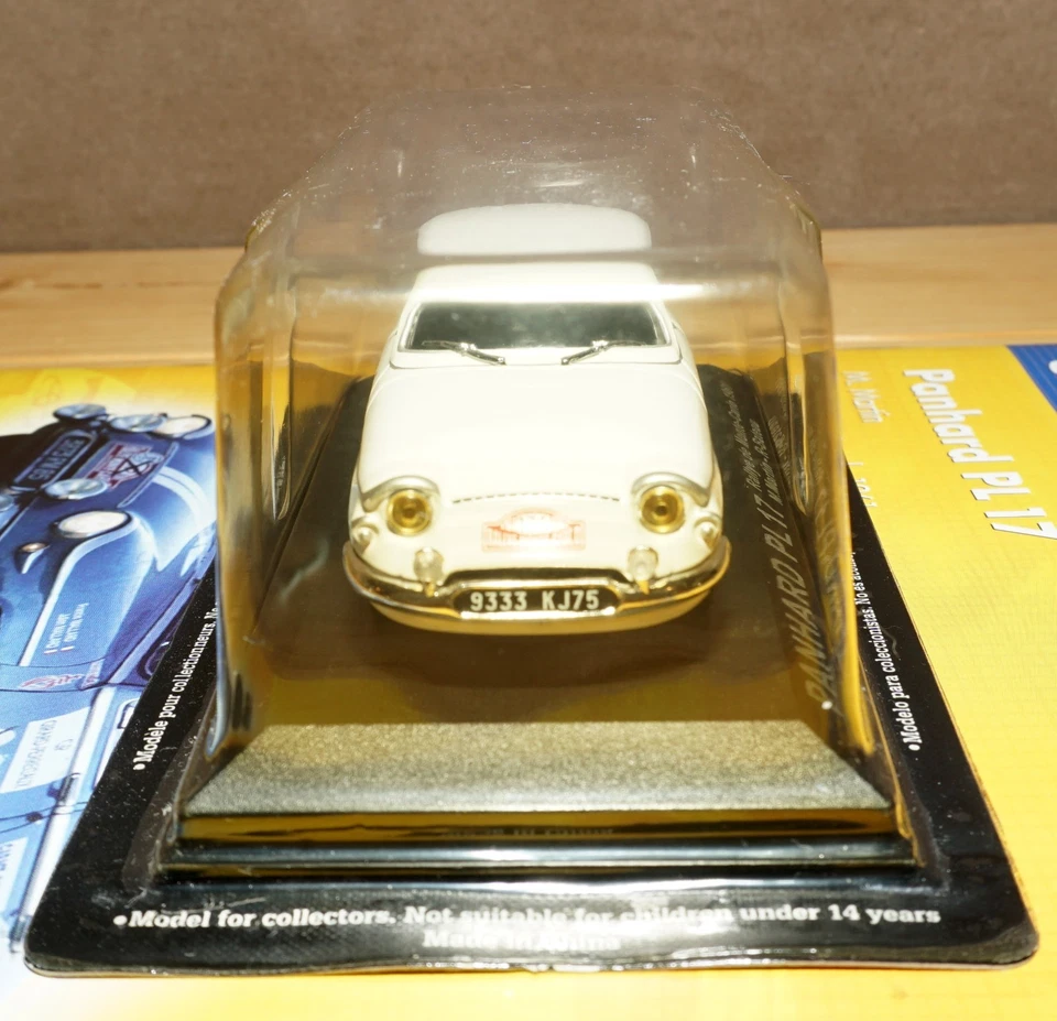 Panhard PL17 Rally Monte Carlo 1961 Deagostini 1:43 Modellismo 1/43 auto - Immagine 4 di 4