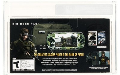Sony PSP Console VGA 85+ NM+ Sealed Metal Gear Solid Peace Walker