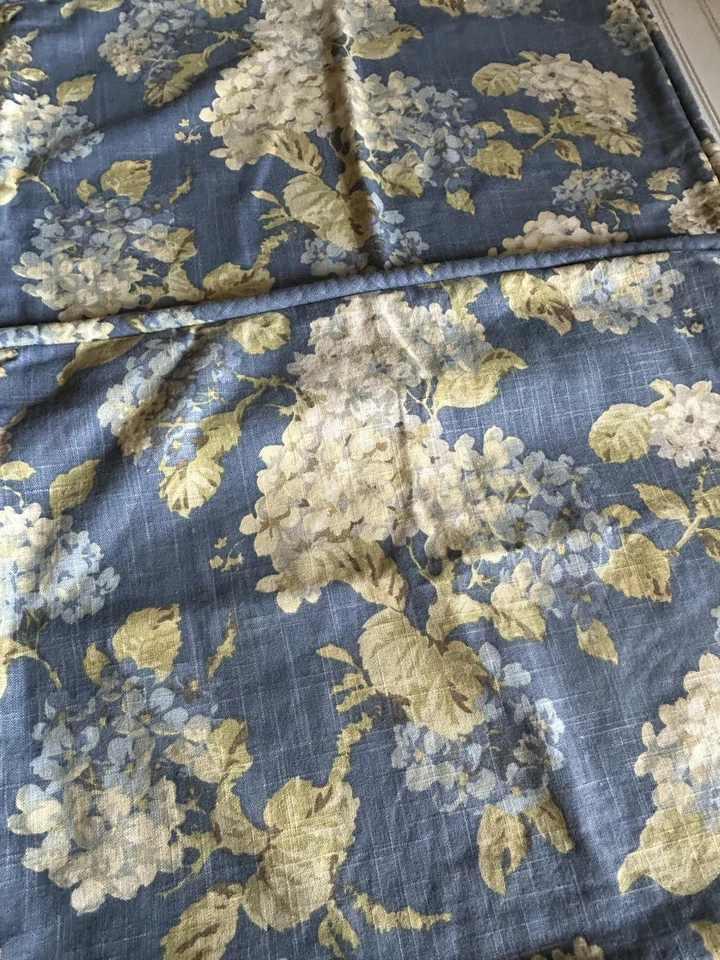 Almohada Waverly Rolling Meadow Shams Azul Hortensia Floral Personalizada Estándar ¡HERMOSA! Foto 4 de 4