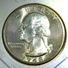1948 S ** Washington Quarter ** Beautiful Color ** Superb Gem BU ** Album Toned