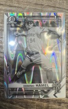 2021 Bowman Draft - Chrome Dominic Hamel #BDC-60 Black & White RayWave Refractor
