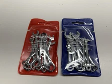 SPEEDWOX Mini Wrench Set 10pc Metric (4 to 11mm) and 10pc SAE (5/32 to 7/16)