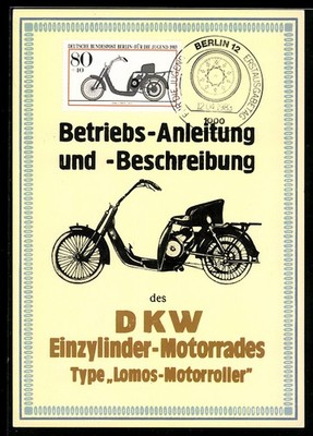 Maximum-AK Betriebsanleitung und Beschreibung des DKW Einzylinder-Motorrads, Lo 