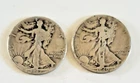 Lot of (2) 1940 & 1942 Walking Liberty Half Dollars 90% Silver    CS#122