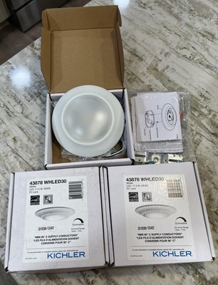 New In Box Gen 6  Led Downlight Dimmable White, 3000K - 43878 WHLED30  Lot Of 3