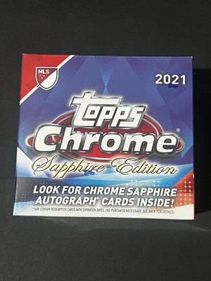 2021 Topps Chrome MLS Sapphire Edition- Factory Sealed