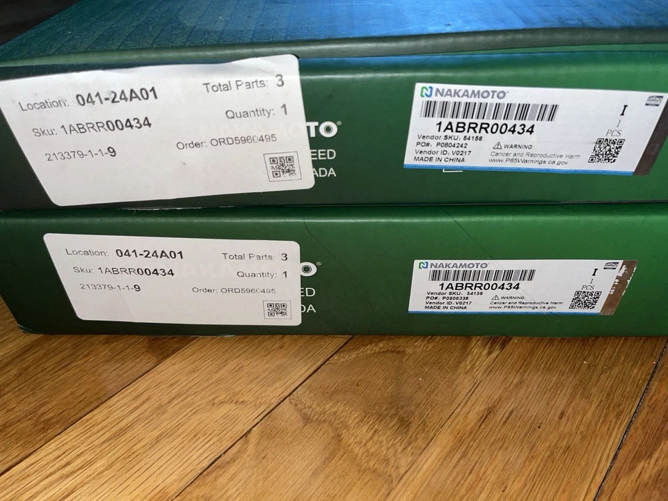 Комплект тормозных дисков Nakamoto, 1ABRR00434 Ford Lincoln MKZ 2006?+ комплект - НОВЫЙ! - Изображение 2 из 4