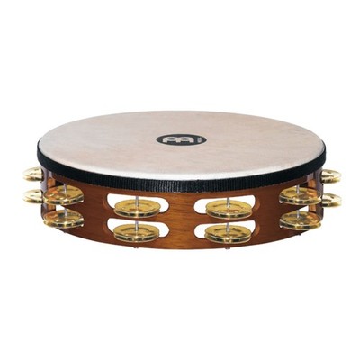 Meinl Felltambourine TAH2B-AB, Brass Jingles