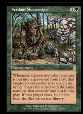 Verdant Succession LP Light Play Odyssey MTG [6969]