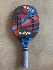 Shark Attack Pro Beach Tennis Racket with Cover Bag 320/330 Grams
