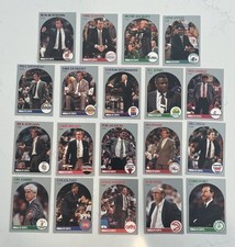 1990 NBA Hoops Coaches Lot (19) Phil Jackson Larry Brown Wilkens NM Bulls Spurs