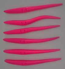 Lot of 6 - Lunker City Herb Reed's Original 9" SLUG-GO - BUBBLEGUM PINK - Unused