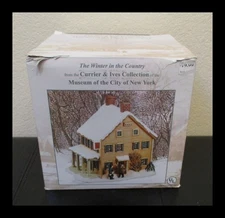 Currier & Ives Museum of New York The Winter In The Country Village House