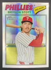 2026 Topps Heritage Bryson Stott #382 Chrome Refractor Philadelphia Phillies