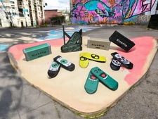 OG Magnetic Kickflip Fidget Toy: Skateboard Fidgets with Storage Crate