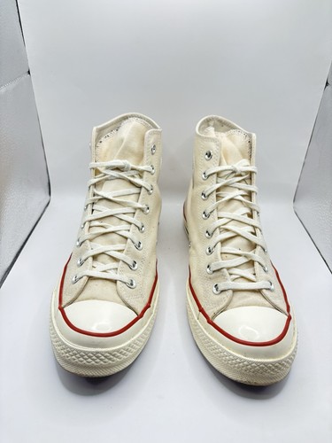 Zapatillas altas Converse Chuck 70 beige blanco Reino Unido talla 10,5 para hombre - Imagen 3 de 11
