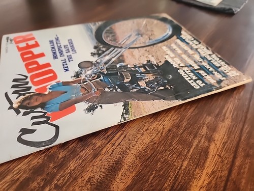 CUSTOM CHOPPER MAGAZINE MARCH 1976 XLCH IRONHEAD HARLEY SPORTSTER VINTAGE - Foto 3 di 8