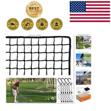 All-in-One Sports Barrier Net - Ideal for Golf, Hockey, and More, 10FT to 40FT