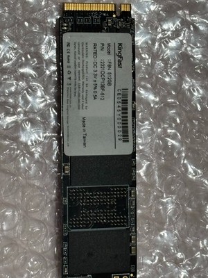 KingFast F8M2 512GB M.2 Internal SSD Solid State Drive Black